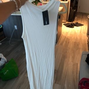 White bodycon dress new with tags!